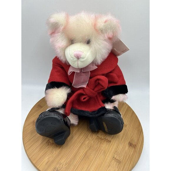 Hopeful Wishes Teddy Build a Bear Breast Cancer Retired with Pink Pin 1997 - Picture 2 of 13
